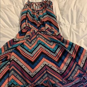 High low medium romper